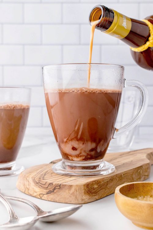 Hot chocolate and Amarula. 
PHOTO/DIGINU