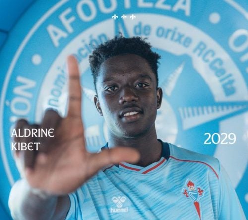 Aldrine Kibet.PHOTO/@RCCelta/X