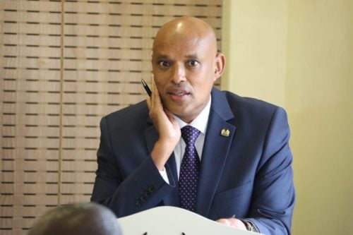 DCI boss Mohamed Amin. PHOTO/@KenyaEditors/X