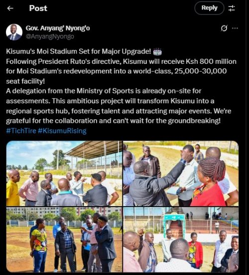 A statement shared by Governor Anyang Nyong'o. PHOTO/ screengrab by PD Digital/@AnyangNyongo/X