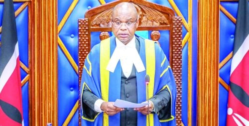 Senate Speaker Amason Kingi