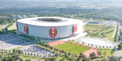 Exterior design of Talanta Sports City Stadium. PHOTO/@AbabuNamwamba/ X