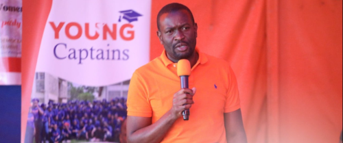 Edwin Sifuna during Young Captains meeting on July 19, 2025. PHOTO/ screengrab by People Daily/Youtube