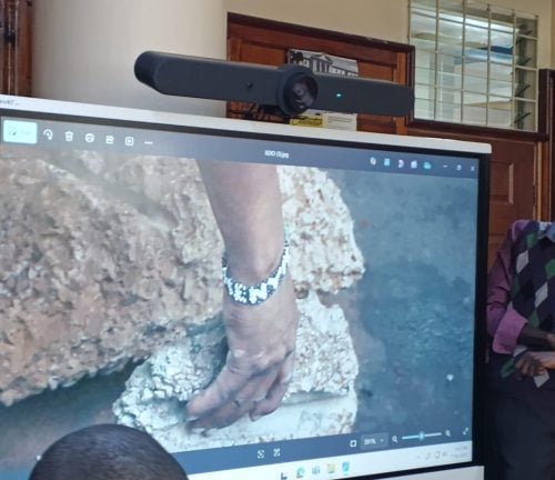 IPOA displayed this photo in court to support claims that Isaiah Murangiri was involved in the fatal shooting of protester Rex Masai. PHOTO/Zipporah Ngwatu