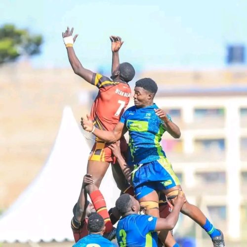 Kenyatta University's Black Blad in a past action against KCB Rugby. PHOTO/BLACK BLAD/FACEBOOK/https://www.facebook.com/100042941772638/posts/pfbid02xo4YJMfrcETqekmALGpFYwiTbskHDNdQuCFos9JQpRLExPNphmG3EFRqC3yZzX5Ll/?app=fbl