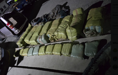 Some of the bhang seized by DCI officers on Thursday, July 31, 2025. PHOTO/@DCI_Kenya/X