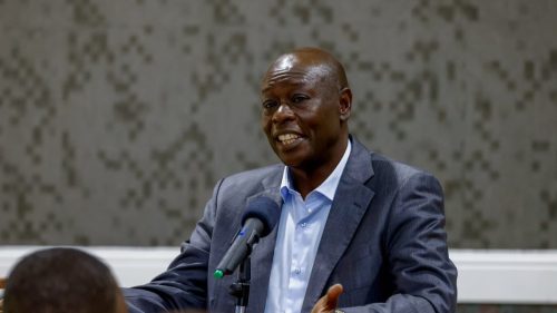 Rigathi Gachagua speaking during an engagement session with Kenyans in Seattle on Friday, July 11, 2025. PHOTO/https://www.facebook.com/DPGachagua