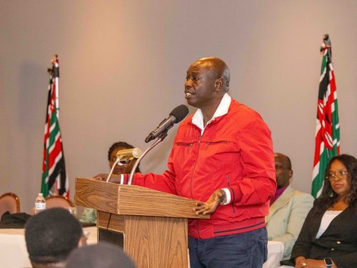 Former Deputy President Rigathi Gachagua speaking in Baltimore on Sunday, July 27, 2025. PHOTO/Screengrab by PD Digital/https://www.facebook.com/DPGachagua