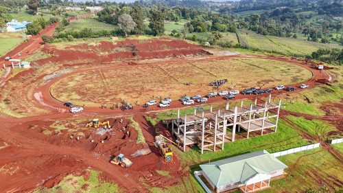 Kamariny Stadium during its construction. PHOTO/@kipmurkomen/X