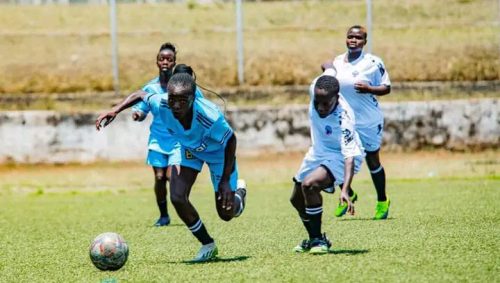 Kisumu All Starlets in a past football action. PHOTO/Kisumu All Starlets/https://www.facebook.com/KisumuAllStarlets