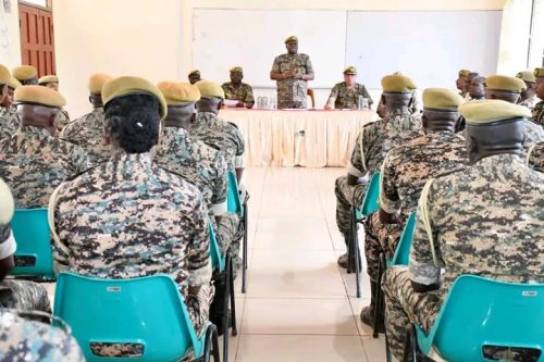 KWS game rangers undergoing a recent training. PHOTO/KWS/https://www.facebook.com/100064517091241/posts/pfbid02183ev5RTWF1FNvgzHLWjPVmiqDP1MhNvZSZTS1pP9HgcAoyUqoEMTiRwcmK638H3l/?app=fbl