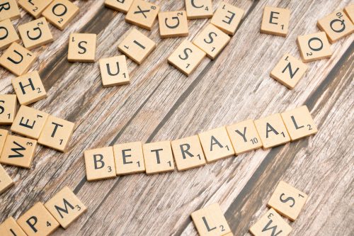 The word betrayal spelled out in scrabble tiles.
And while for the longest time women have always put up with these excuses and blame games, it seems the tables are turning. PHOTO/Pexels