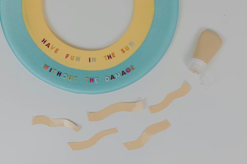 Text promoting use of sunscreen. Image used for representational purposes only. PHOTO/Pexels 