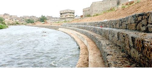 A section of the rehabilitated Nairobi River. PHOTO/Francis Githinji
