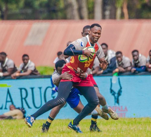Black Blad captain Douglas Sifuna at the Driftwood Sevens in Mombasa. Photo/Douglas Sifuna