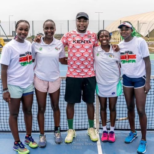 Team Kenya players in 2024: Angela Okutoyi, Cynthia Cheruto, Melissa Mwakha, and Stacy Yego. PHOTO/https://www.facebook.com/photo/?fbid=1193905465328035&set=a.790462742338978
