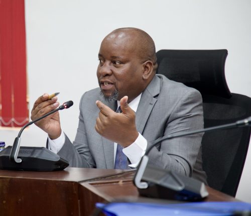 Taita Taveta Senator Johnes Mwaruma during a sitting. PHOTO/https://www.facebook.com/photo/?fbid=1213706350797127&set=a.294867079347730
