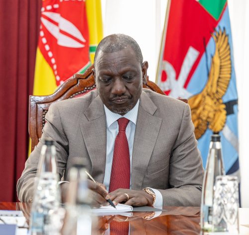 President William Ruto at a past event. PHOTO/https://www.facebook.com/williamsamoei