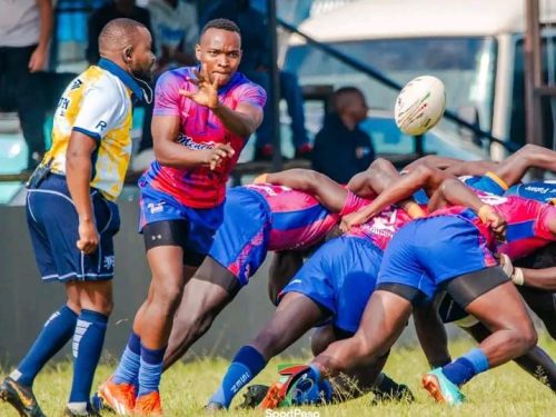 Menengai Oilers cruised past Daystar Falcons with a commanding 33-05 win during their second match at the 2025 Prinsloo 7s. PHOTO/https://www.facebook.com/photo?fbid=1304035141727201&set=a.489443823186341