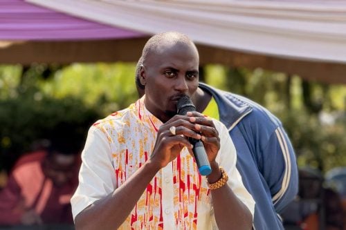 A photo of Ryan Injendi waddressing a crowd. PHOTO//https://www.facebook.com/photo.php?fbid=10227929507486964&set=pb.1350187437.-2207520000&type=3