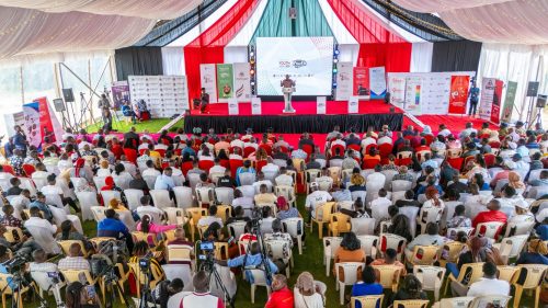 Deputy President Kithure Kindiki speaking at Pwani University during the Pwani International Youth Week on August 6, 2025. PHOTO/https://www.facebook.com/KithureKindiki