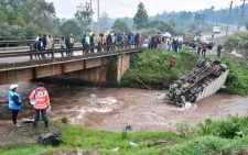 2 feared dead after lorry plunges into river along Kaplong-Bomet highway