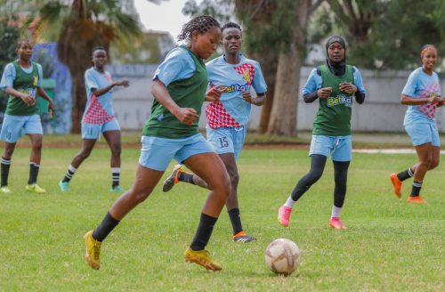 Police Bullets players during training sessions. PHOTO/https://www.facebook.com/KENYA Police Bullets FC