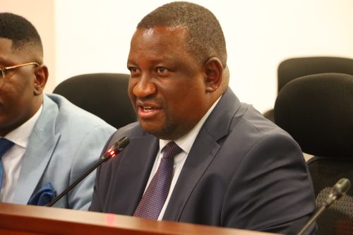 Youth Affairs, Creative Economy and Sports counterpart Salim Mvurya appearing before the National Assembly Committee on Trade, Industry, and Cooperatives on August 26, 2025. PHOTO/https://www.facebook.com/ParliamentKE