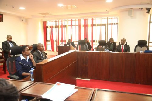 Public Investments Committee on Social Services, Administration and Agriculture (PIC-SSAA), chaired by Navakholo constituency MP Emmanuel Wangwe during a session at Bunge Tower on August 26, 2025. PHOTO/https://www.facebook.com/ParliamentKE