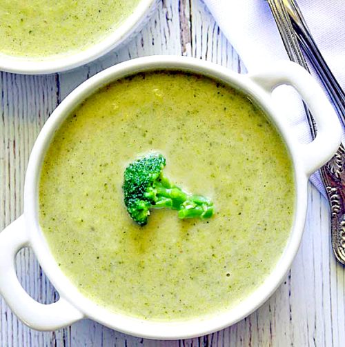 Creamy broccoli soup is a good starter to break a fast. PHOTO/Nailantei Norari