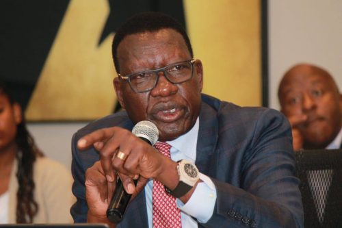 Roads and Transport Cabinet Secretary Davis Chirchir during his meeting with the National Assembly’s Departmental Committee on Transport and Infrastructure on Friday, August 8, 2025. PHOTO/https://www.facebook.com/ParliamentKE