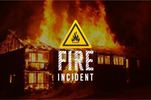 A graphic representation of a fire incident. PHOTO/@KenyaRedCross/X