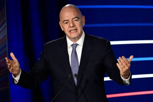FIFA President Gianni Infantino during a past event. PHOTO/@FabrizioRomano/X