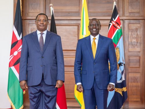 Ruto and Muturi together at State House. PHOTO/@HonJBMuturi/X