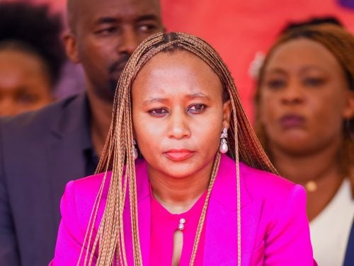Njeri Maina during a past event. PHOTO/@Hon_Njeri_Maina/X
