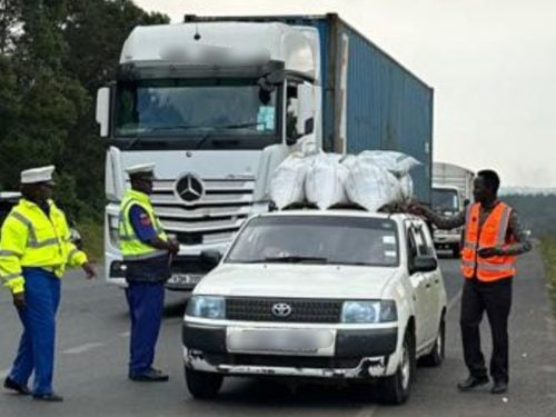 NTSA officials on duty. PHOTO/@ntsa_kenya/X