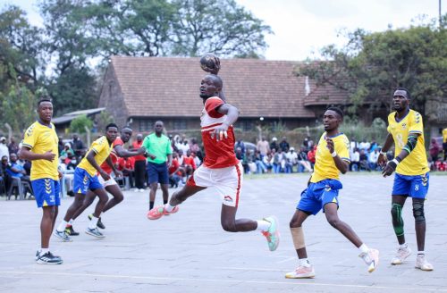 The final game between NCPB and Equity Handball Club in the 2025 Super Cup. PHOTO/@KeEquityBank/X