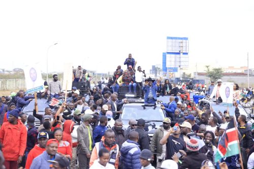 Gachagua after his arrival at JKIA on Thursday, August 21, 2025. PHOTO/@rigathi/X