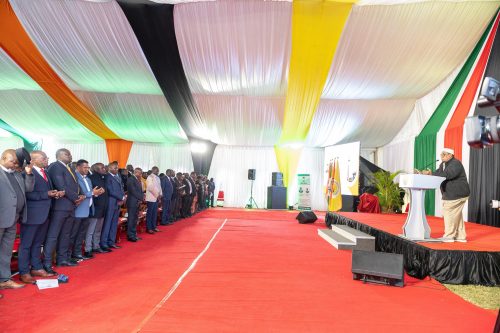 Leaders during the first joint Kenya Kwanza–ODM Parliamentary Group meeting. PHOTO/@TheODMparty/X