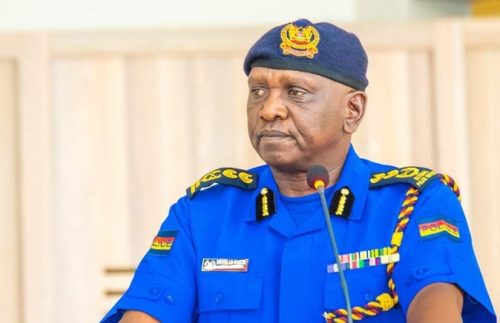 Inspector General of Police Douglas Kanja. PHOTO/@NPSOfficial_KE