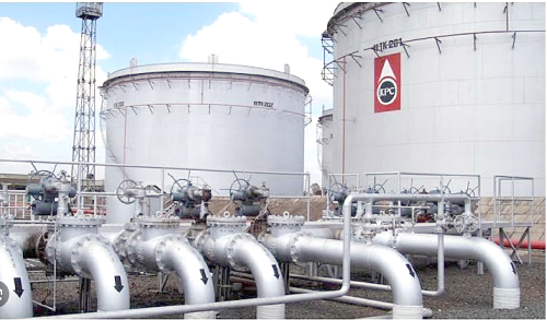 KPC storage facilities. PHOTO/@kenyapipeline