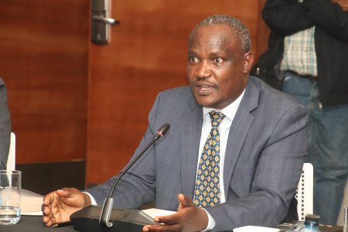 Treasury CS John Mbadi during his engagement with MPs on Monday, August 11, 2025. PHOTO/https://www.facebook.com/ParliamentKE