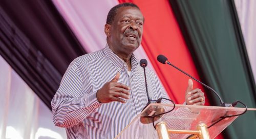 Musalia Mudavadi during the event at Malava, Kakamega county: PHOTO/https://www.facebook.com/Mudavadi.Musalia