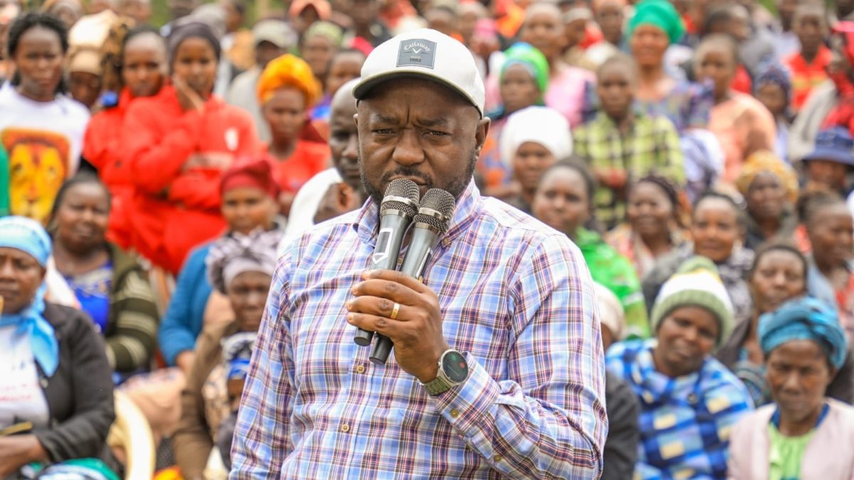 Uriri MP Mark Nyamita speaks during a past event. PHOTO/https://www.facebook.com/NyamitaMark