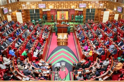 Ongoing Session at Parliament of Kenya: PHOTO/https://www.facebook.com/ParliamentKE