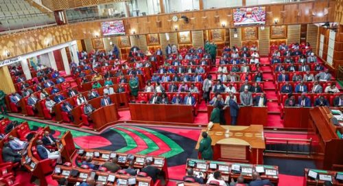 Session at Parliament of Kenya: PHOTO/https://www.facebook.com/ParliamentKE
