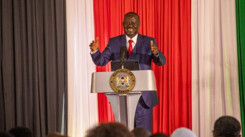 ODM Leader Raila Odinga making an address during a past event: PHOTO/https://www.facebook.com/RailaOdingaKE