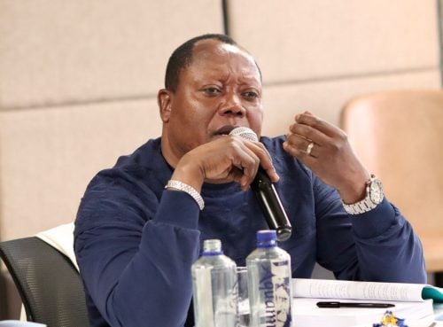 Budalangi MP Raphael Wanjala chairing the National Assembly’s Committee on Implementation on Friday, August 8, 2025. PHOTO/https://www.facebook.com/ParliamentKE