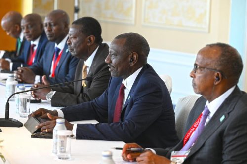 President William Ruto, alongside Japan Prime Minister Shigeru Ishiba on August 20, 2025. PHOTO/@WilliamsRuto/X.