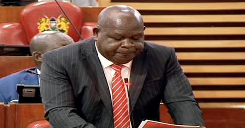 National Assembly Justice and Legal Affairs Committee (JLAC) committee chairman George Murugara. PHOTO/A screengrab by PD Digital/YouTube